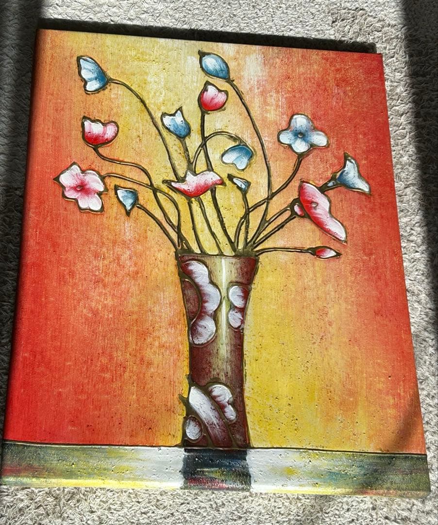 絵画　油絵　壁掛け　作者不明