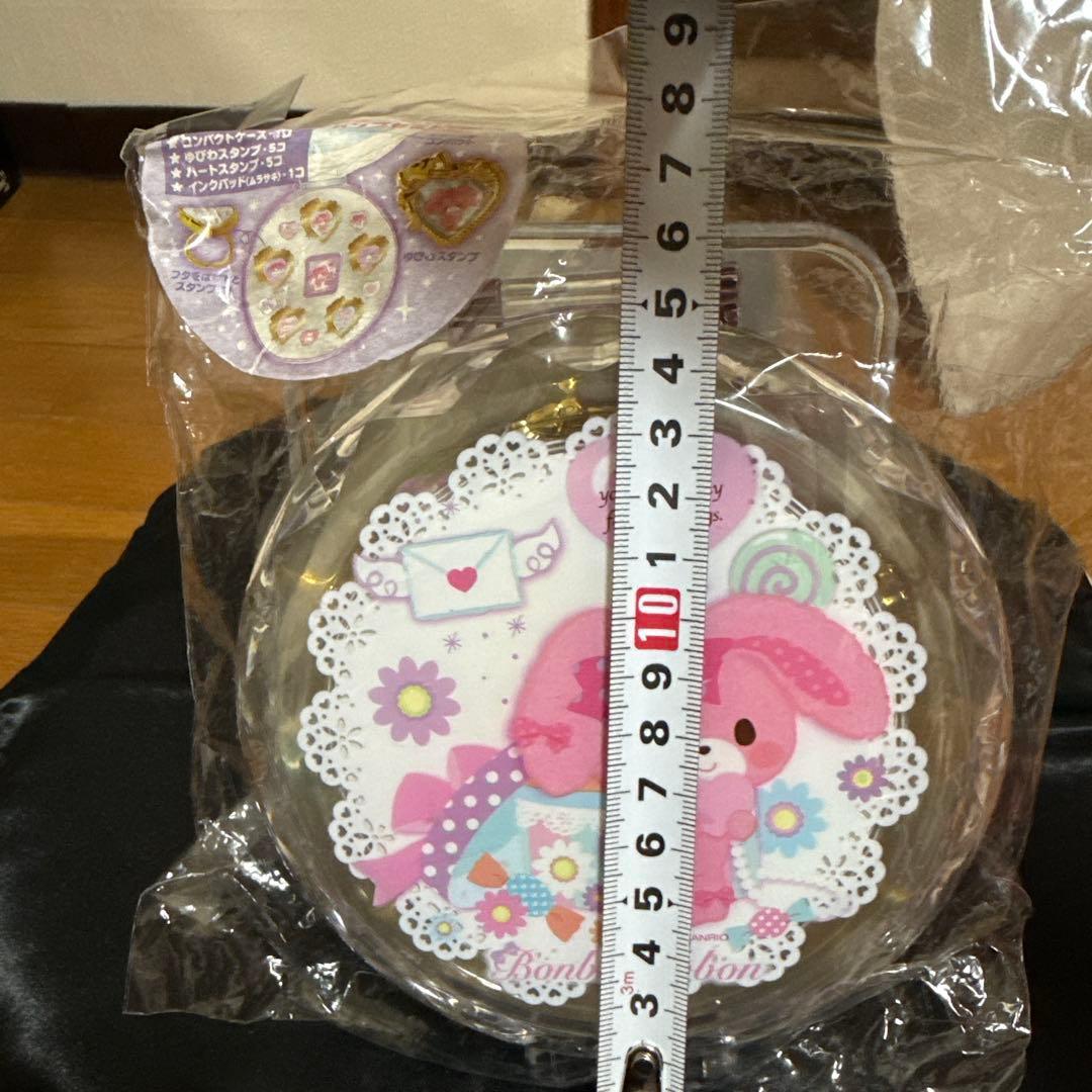 ⭐️サンリオ⭐️ボンボンリボン コンパクトケース入りゆびわスタンプセット激レア