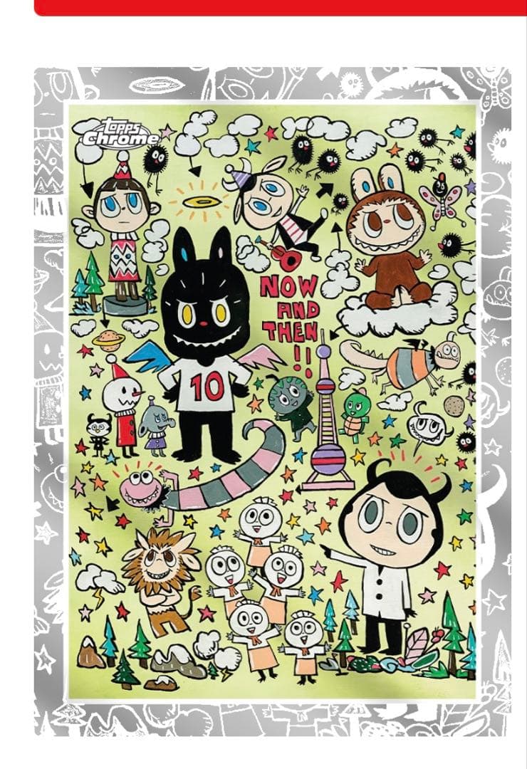 2025 Topps Chrome Labubu 10周年記念 新品未開封 2箱