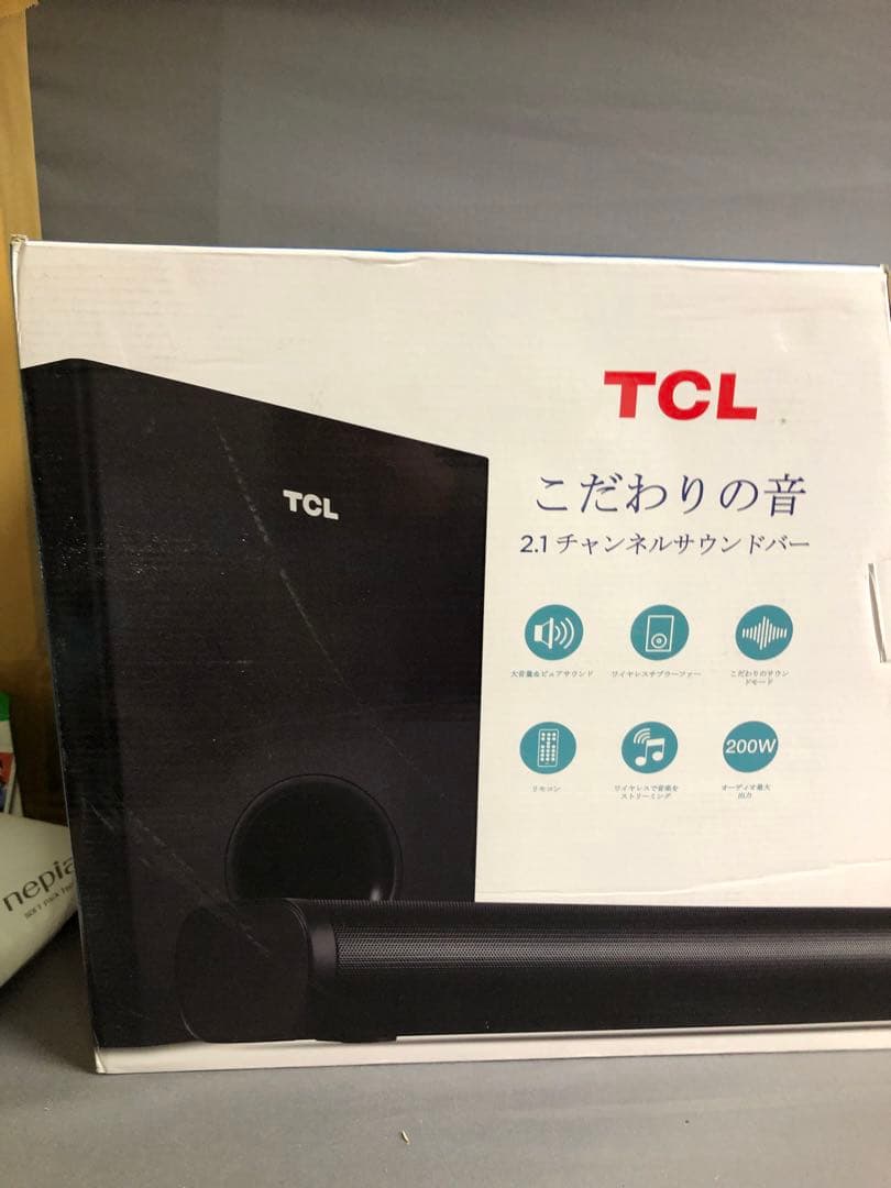 ☆【未使用】TCL サウンドバー モデルS522W 200W 2024年製