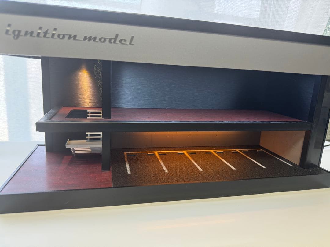 1/64 ignition model ショールームジオラマ ミニカー2台付属