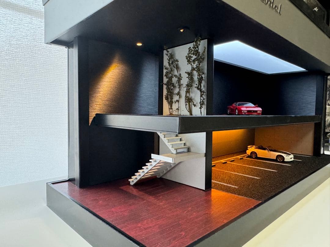 1/64 ignition model ショールームジオラマ ミニカー2台付属