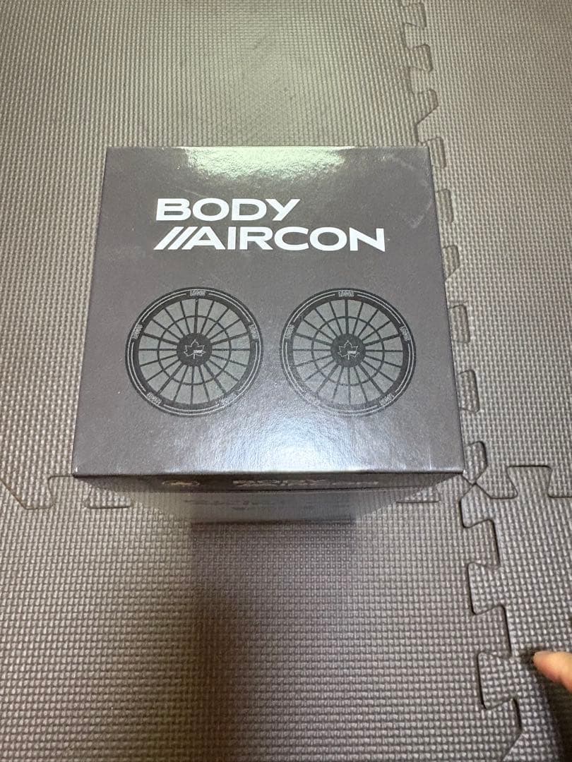 ロゴスボディエアコン　ブラック