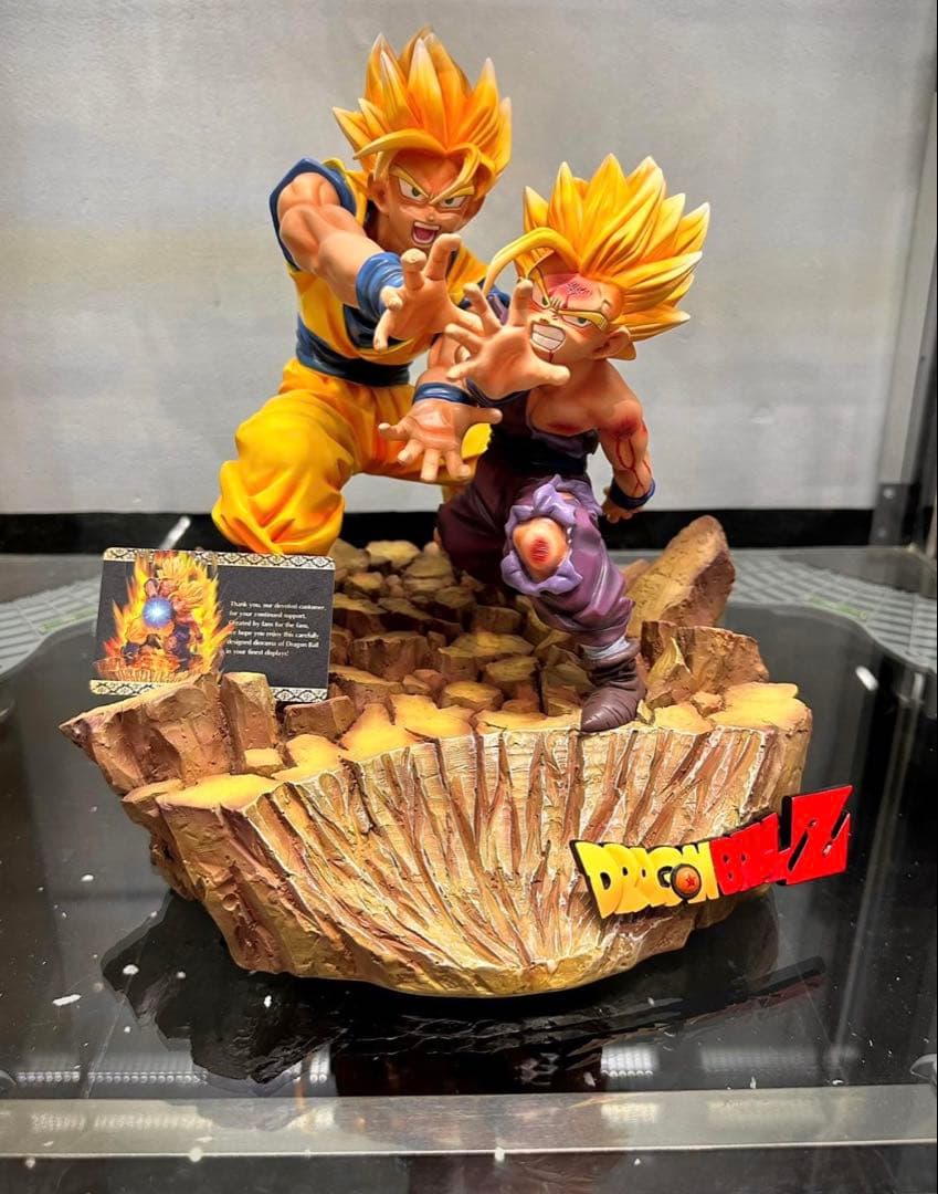 【ドラゴンボール】ガレージキットフィギュア 孫悟空&孫悟飯 DragonBall