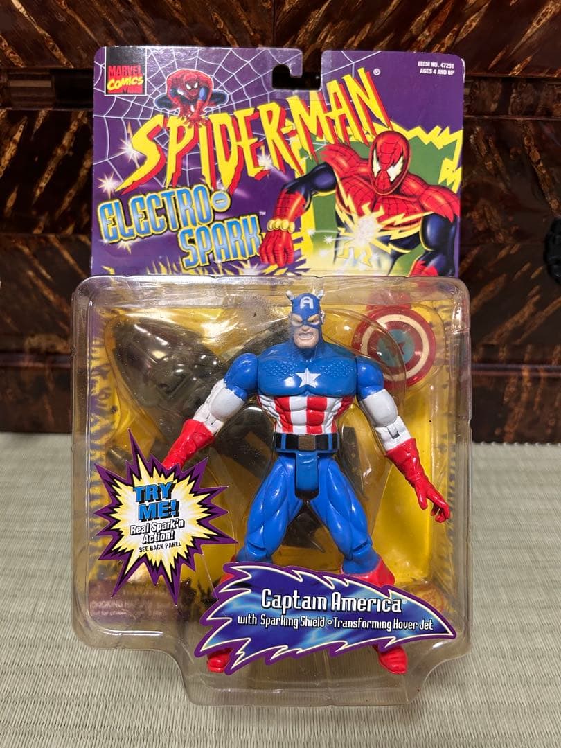 激レア！スパイダーマン Electro Spark キャプテン・アメリカ