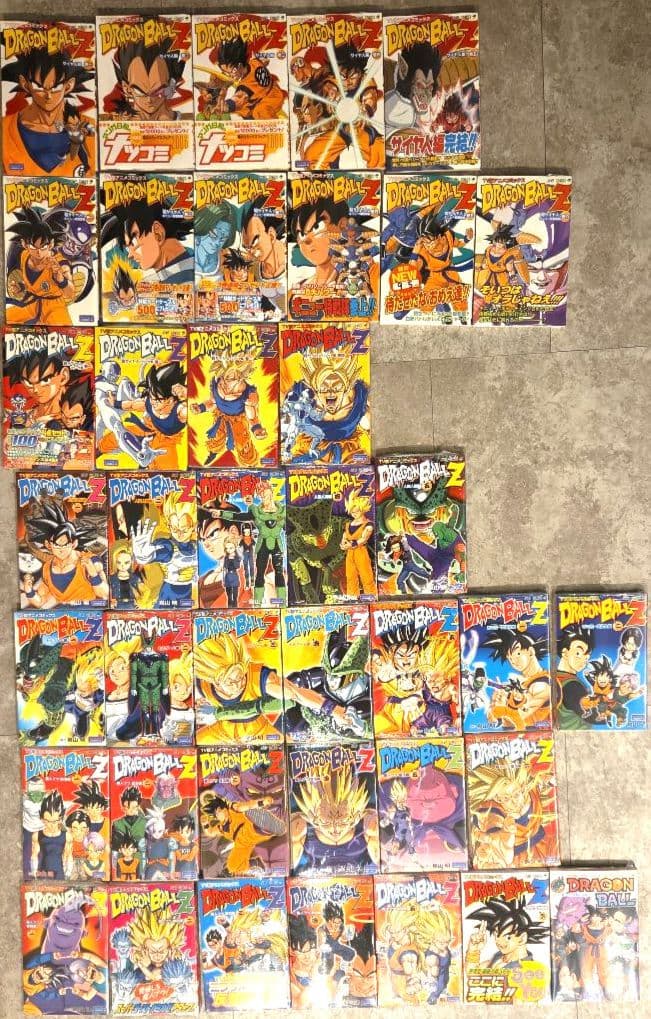 【37冊シュリンク付き】ドラゴンボールZ TV版アニメコミックス40冊完結セット