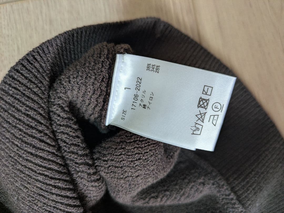 【新品】CLANE アメリカンスリーブニットトップス