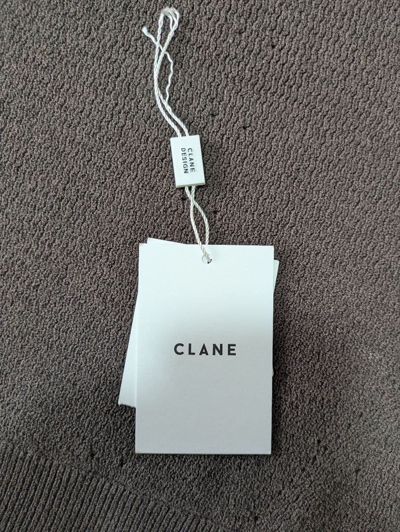 【新品】CLANE アメリカンスリーブニットトップス