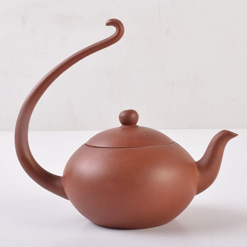 中国　紫砂　朱泥　急須　茶壷　在銘　V　R9047