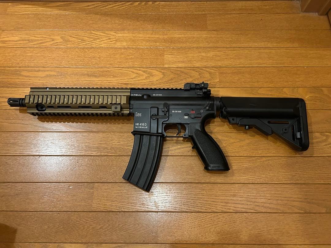 HK 416 D 次世代電動ガンロアレシーバーレーザ刻印追加、ハンドガードA5