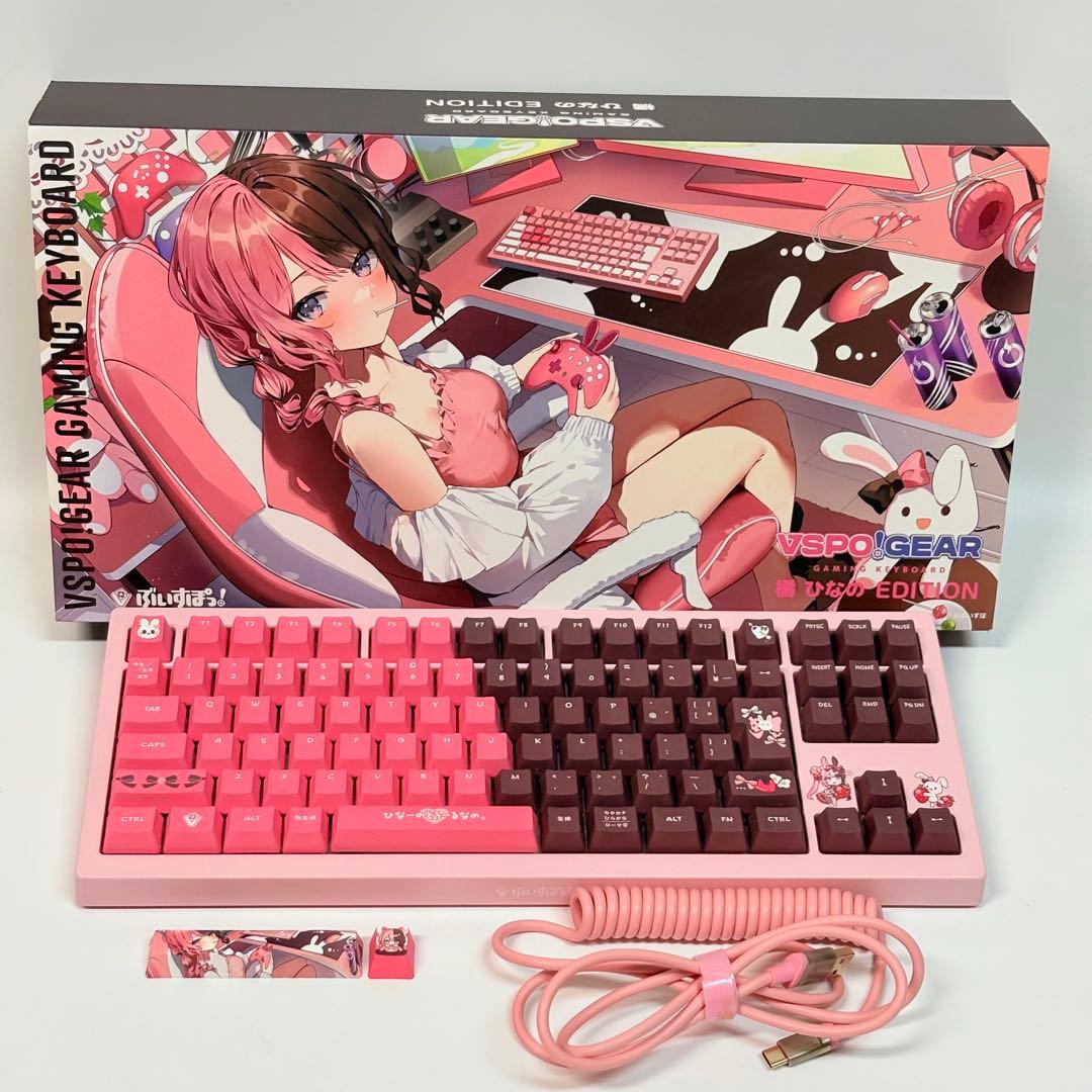 ぶいすぽっ！ 橘ひなの VSPO! GEAR ゲーミングキーボード