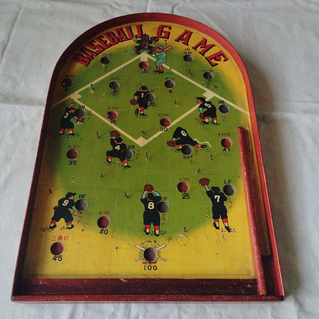 昭和レトロ　Vintage　ピンボール　野球