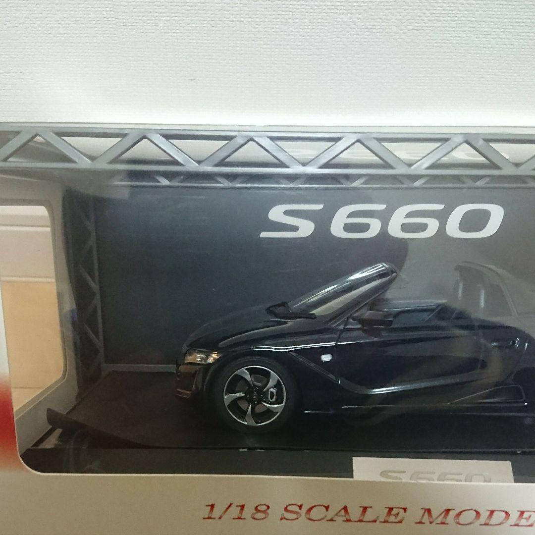 【超希少】 1/18 ホンダ S660 α プレミアム ミスティックナイトパール