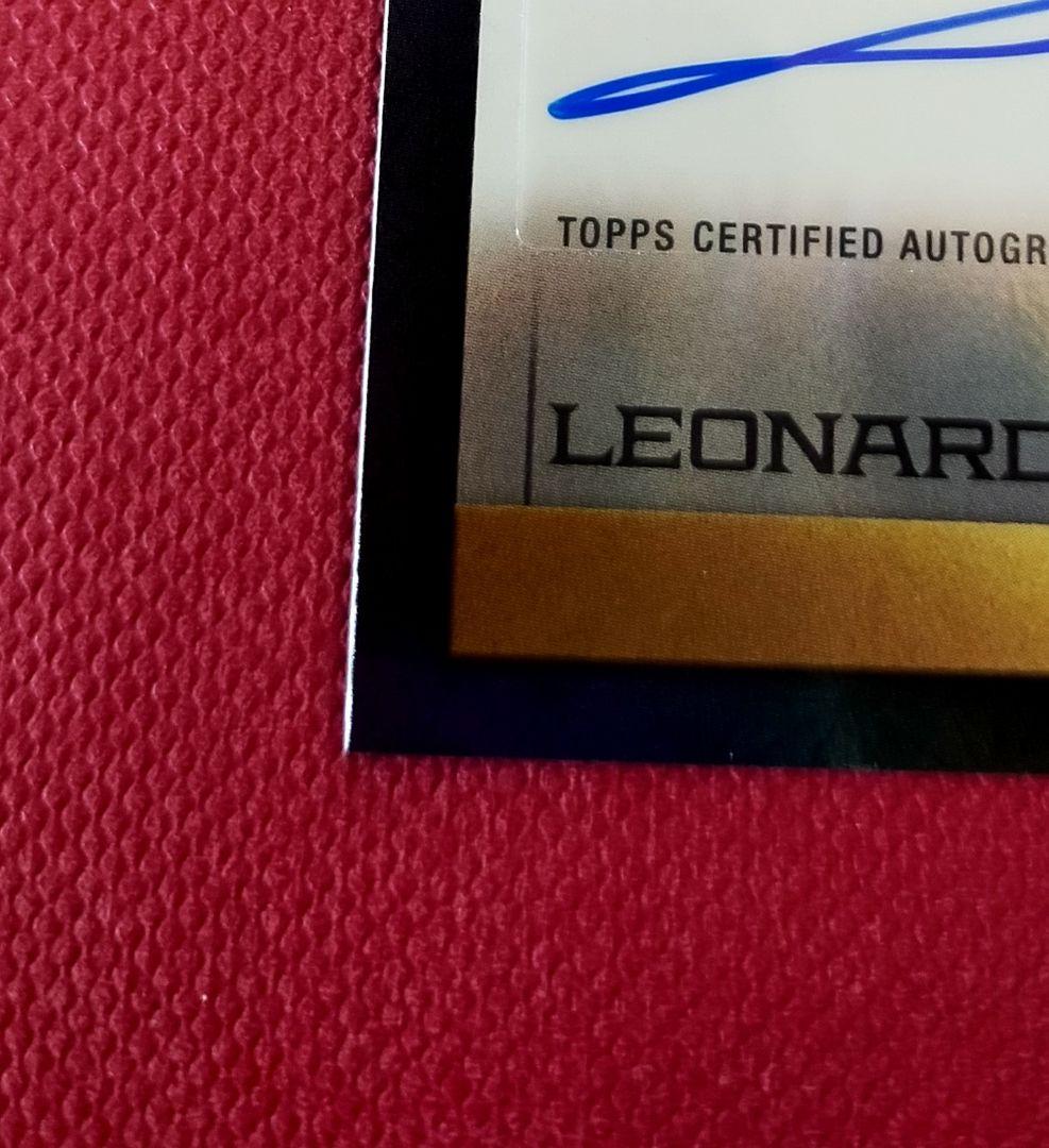 レオナルド　5シリ　直筆サイン　topps Jリーグ2023　鹿島アントラーズ