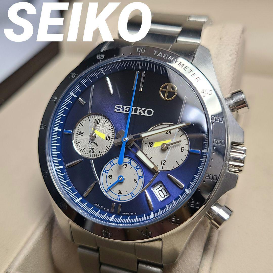 【良品】SEIKO　8T63-01D0　新幹線 25周年 記念　こだま　稼働品