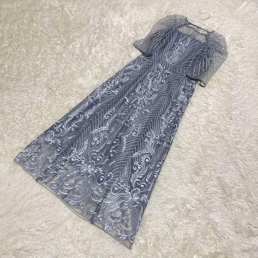 美品 Ｍ【PourVousお呼ばれミモレ丈&七分袖フォーマルオケージョン】