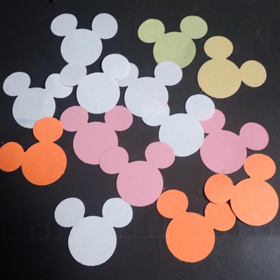 【難有】ミッキーマウス ミッキー クラフトパンチ 顔 約5.5×4.8㎝