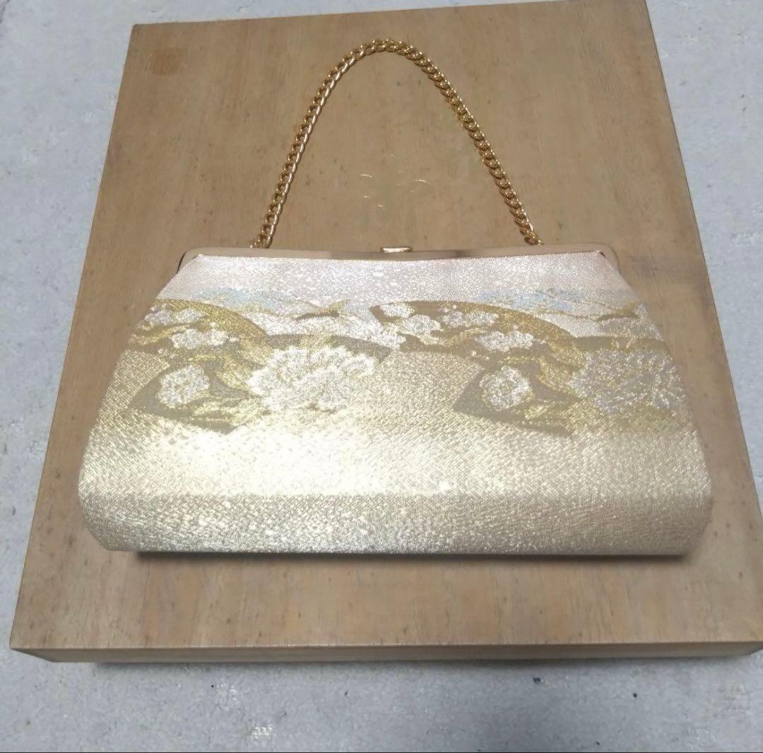 草履とバッグのセット Lサイズ ゴールド