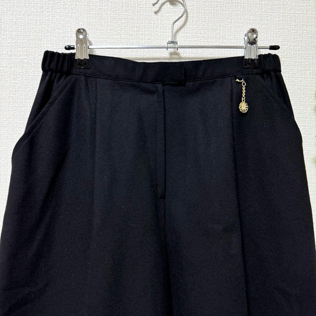 【しーめい様】　　　レリアン◆秋冬用　ウール　ガウチョパン(9 )ブラック