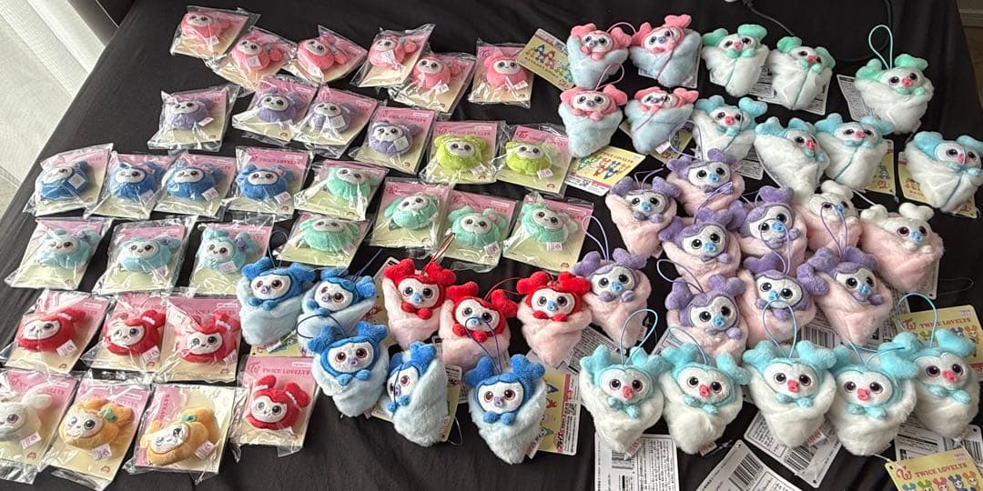 TWICE GiGO おくるみマスコット ヘアピン 計65個セット