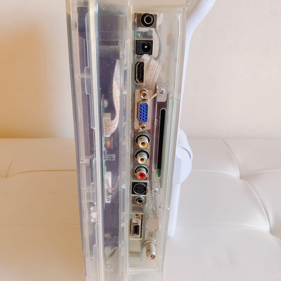 希少 スケルトン 液晶テレビ nexxion 13.3インチ 平成レトロ