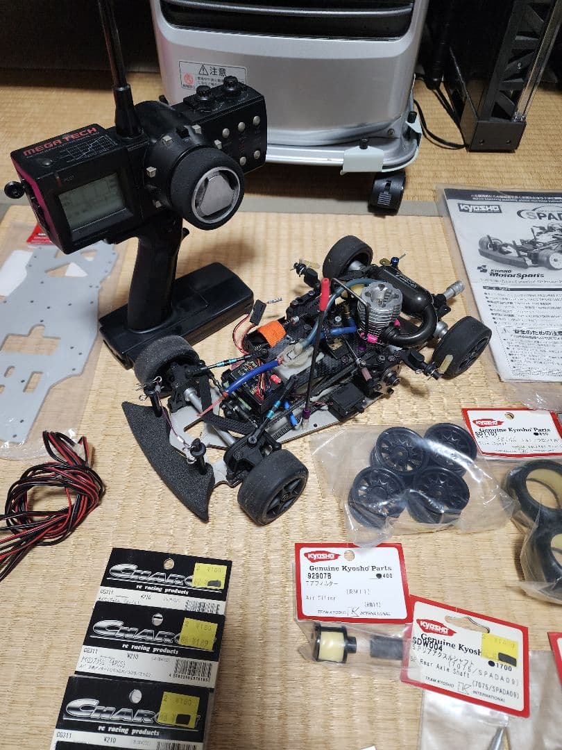 京商スパーダ09Lマーチ カップカー　メカプロポ付きジャンク扱い(古い為) 実働