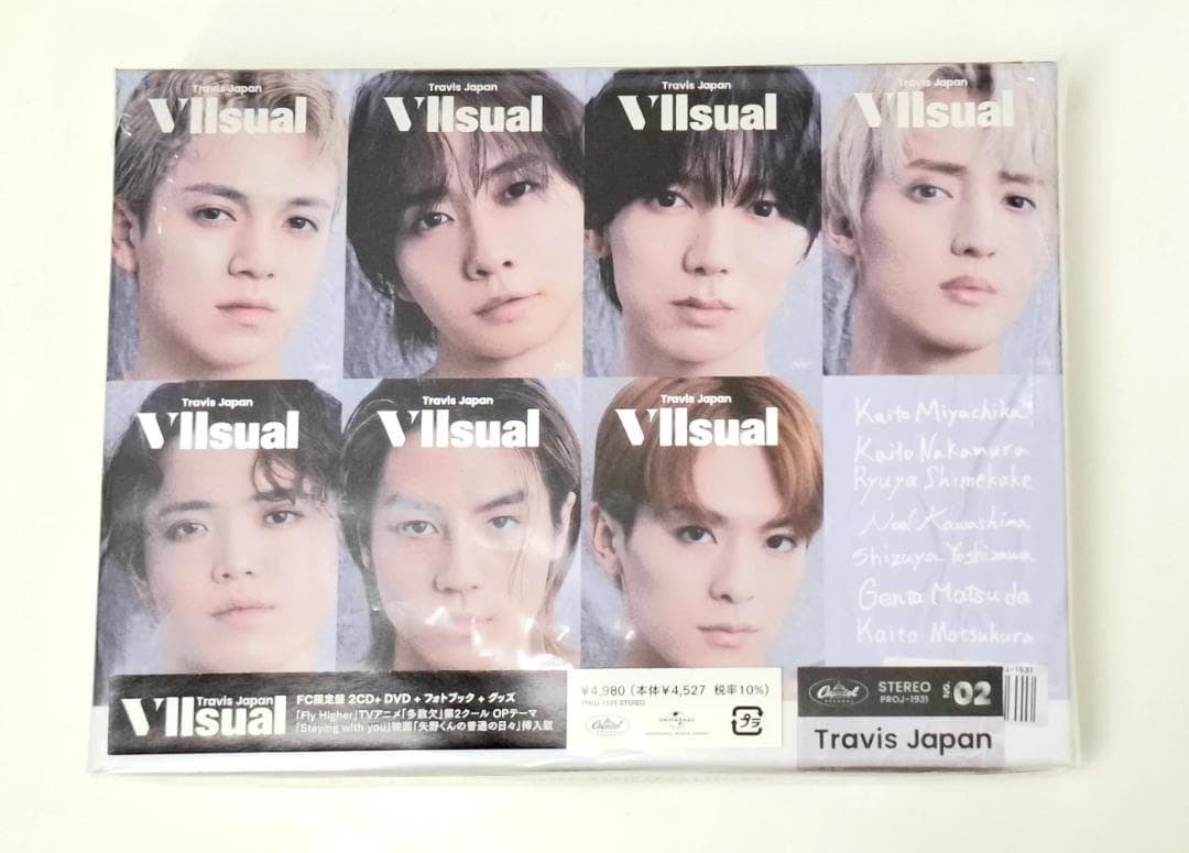 TravisJapan セカンドアルバム Vllsual FC盤（G1054）