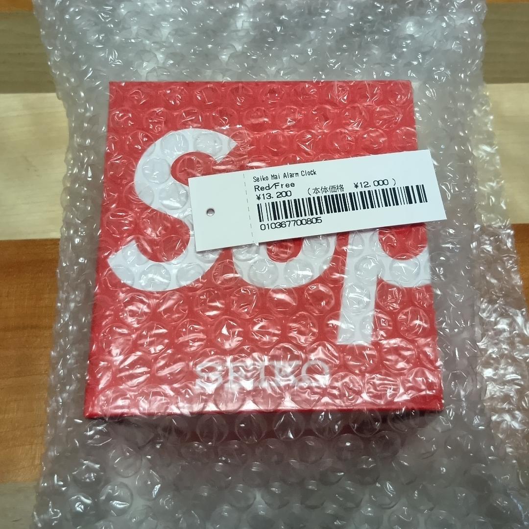 【おまけ付き】 Supreme Seiko Mai Alarm Clock 赤