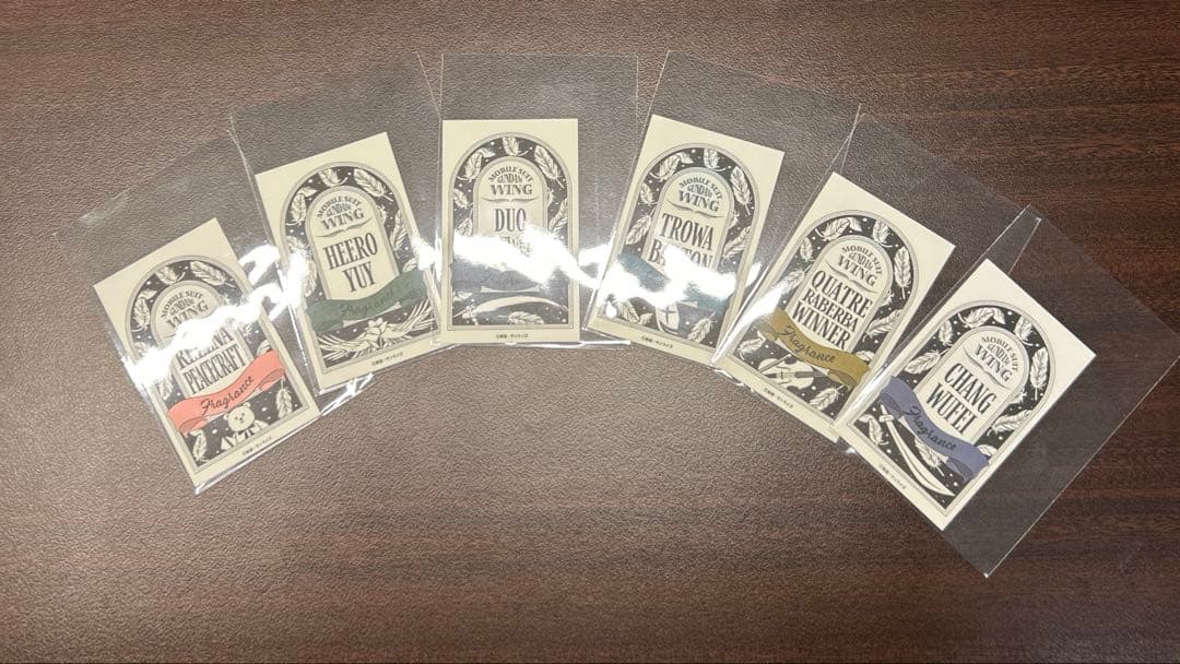 ガンダムWウイング30周年 ディナーショー ルピシア紅茶セットおまけ香水テスター