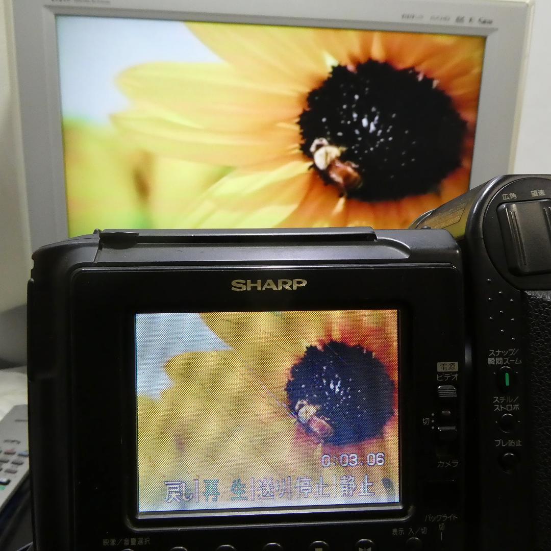 動作良好　Video.Hi8 シャープVL-HL3 8ミリビデオカメラDVD化に