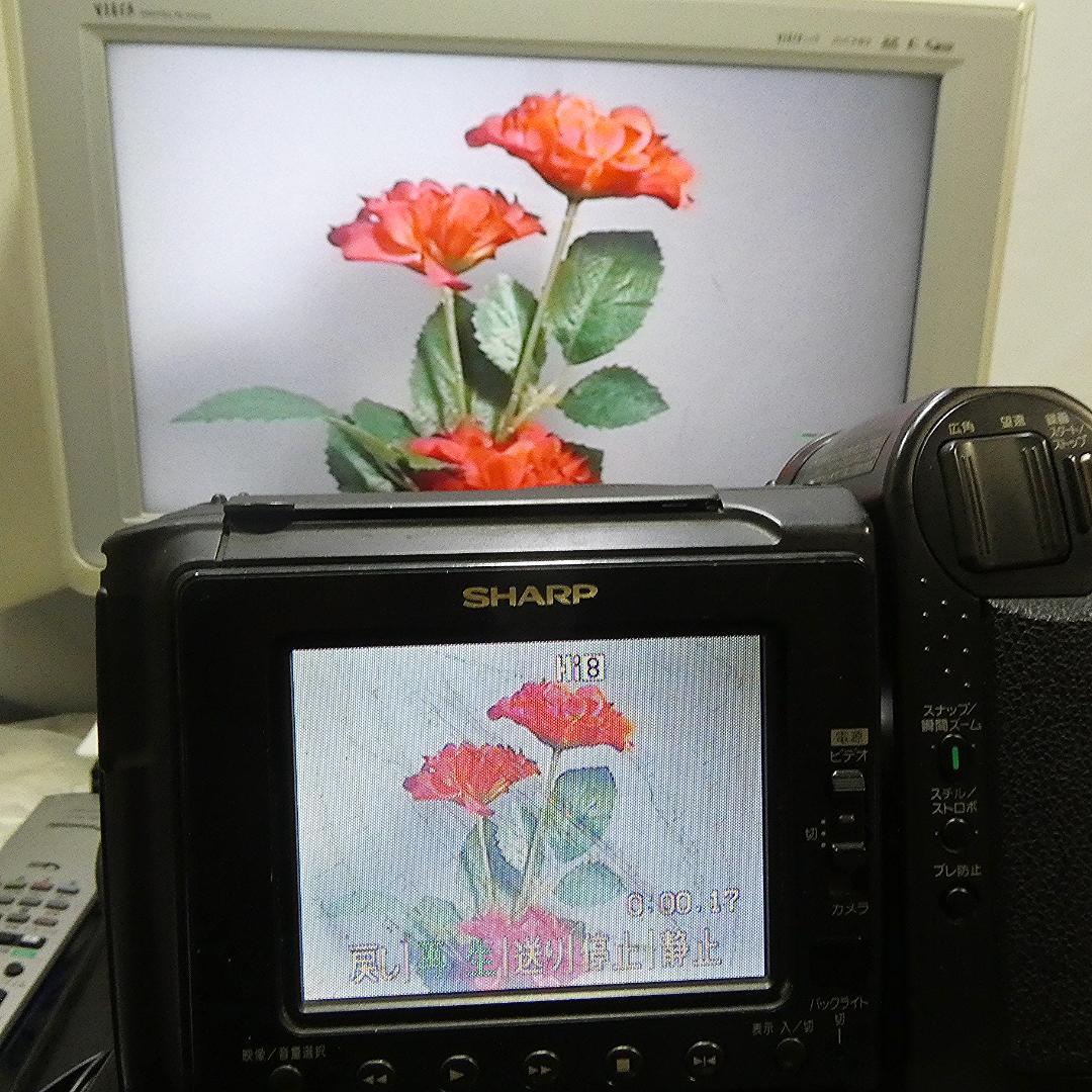 動作良好　Video.Hi8 シャープVL-HL3 8ミリビデオカメラDVD化に