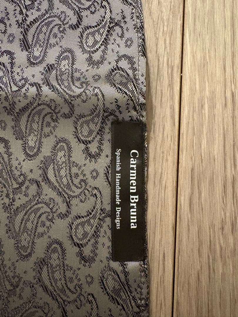 ヴァイオリン インナーバッグ（保護袋）／クラシックペイズリー・ブラックシルバー）