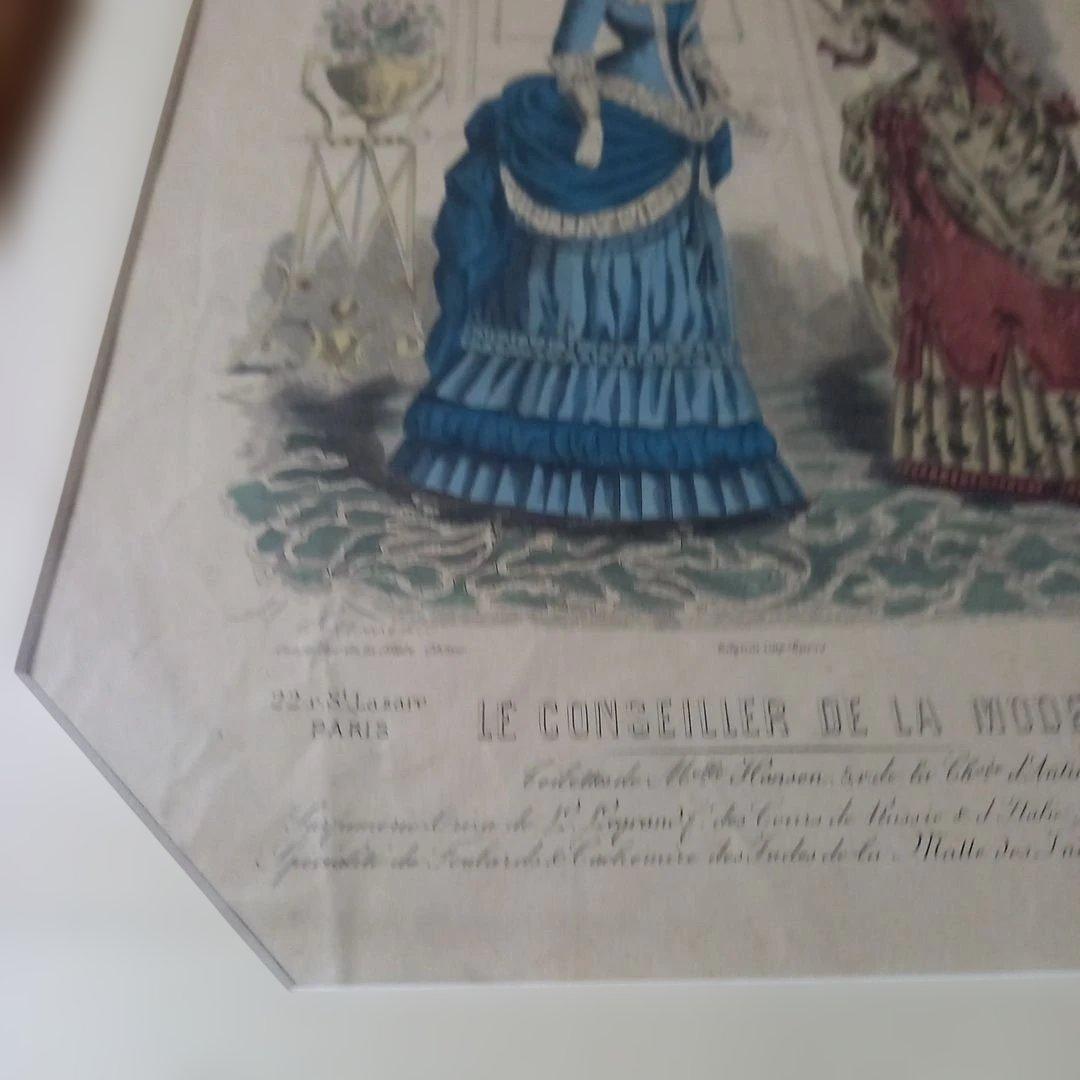 ファッションイラスト、アンティーク雑貨