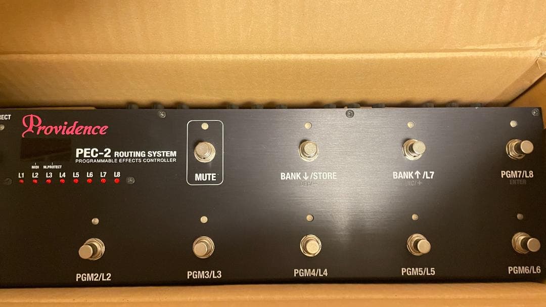 Providence PEC-2 エフェクトループコントローラー 箱 アダプタ