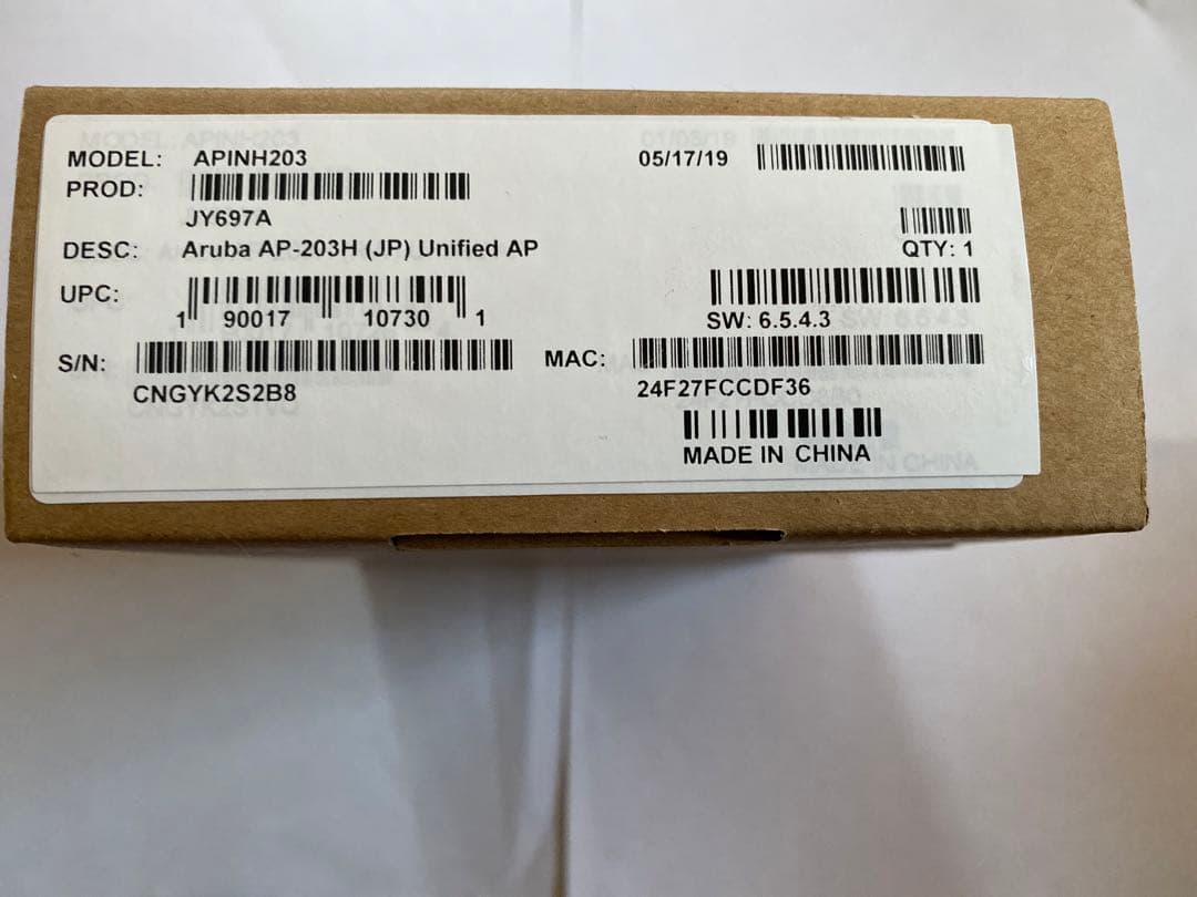 新品未開封3台セットAruba AP-203H 無線LANアクセスポイント