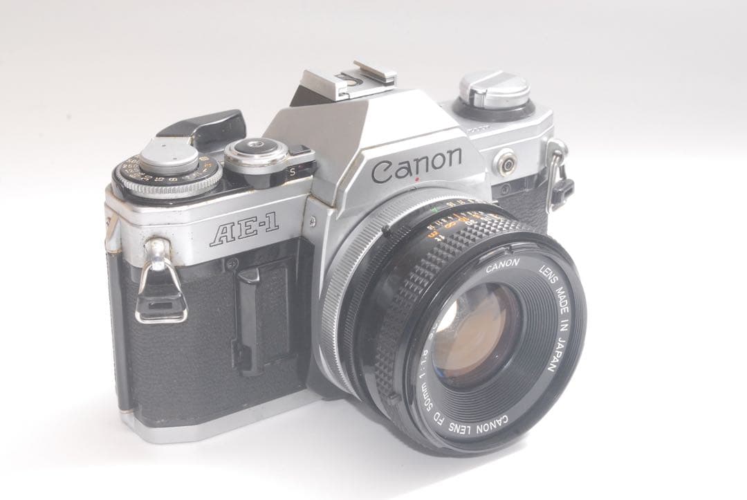 動作品　Canon AE-1 一眼レフカメラ　fd 50mm f1.8 s.c