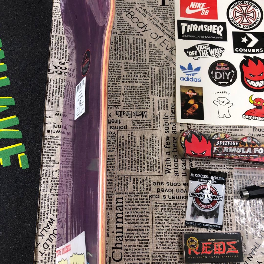 スケボー デッキデッキ セット 8.0 toy machine