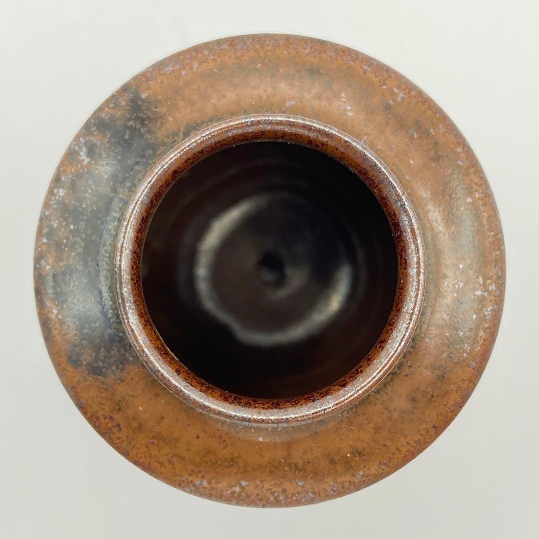 肩衝茶入 三笠山写　笹田有祥　共箱入　茶道具　濃茶器　仕覆:船越間道　古美術