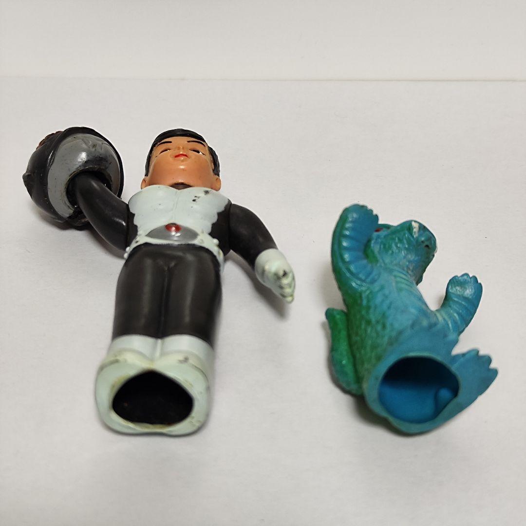 面取れ　ツクダ　仮面ライダー＆トカゲロン指人形セット　当時もの!!