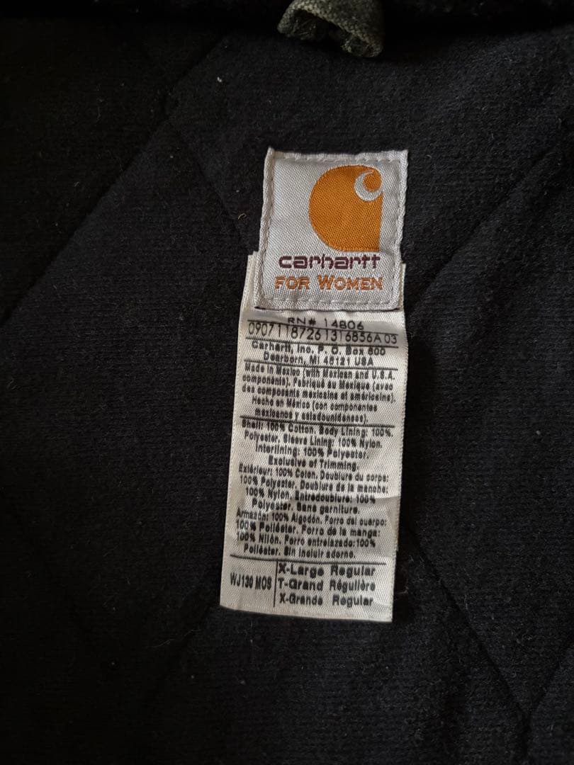 Carhartt（カーハート） アクティブジャケット 黒 XL