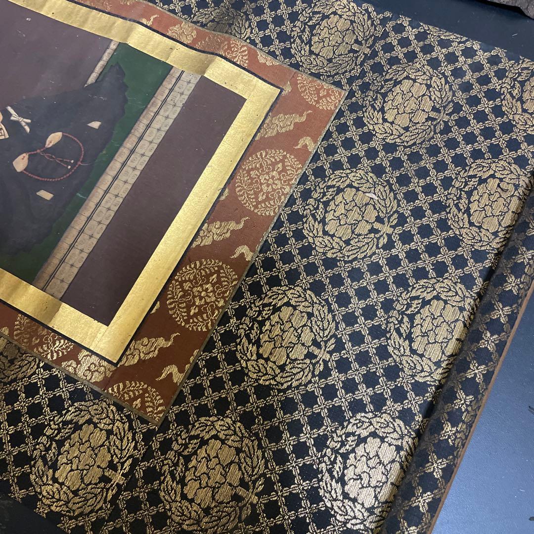 江戸時代　絹本　行信遠慶宿録　掛け軸2個