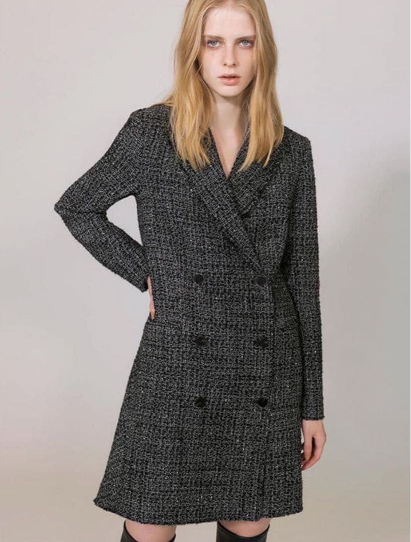 ※最終値下げ【タグ付き新品】Theory ツイードチェスターコート