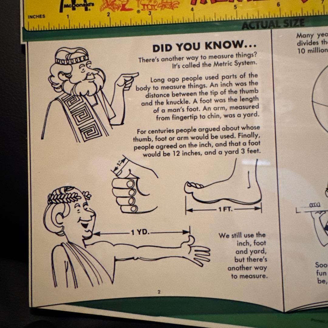 1974年 マクドナルド McMETRICS ストアディスプレイ