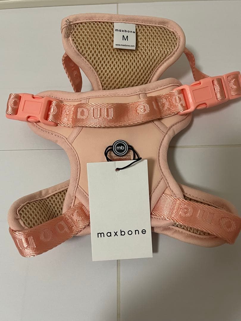 【新品】ハーネス/ピンクMサイズ/max-bone/ラグジュアリーブランド