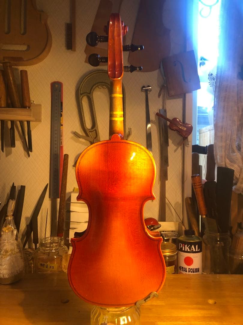 【駒&魂柱調整済】Suzuki分数バイオリンNo280 1/16 1989