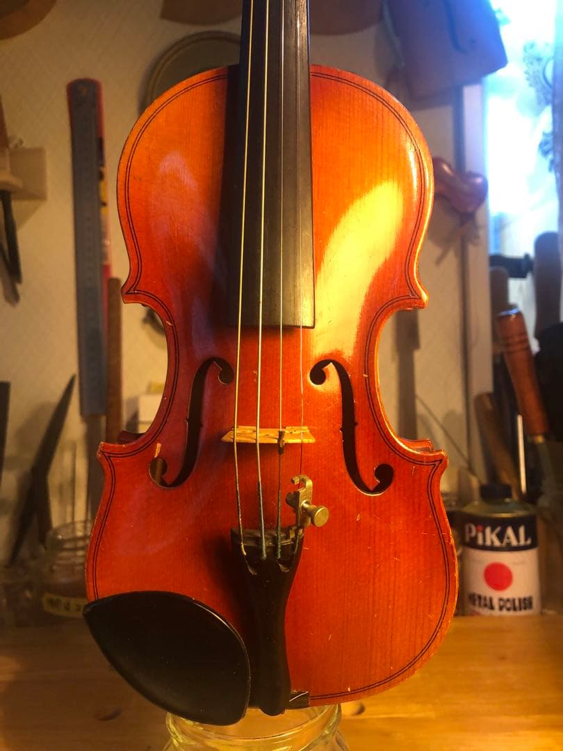 【駒&魂柱調整済】Suzuki分数バイオリンNo280 1/16 1989