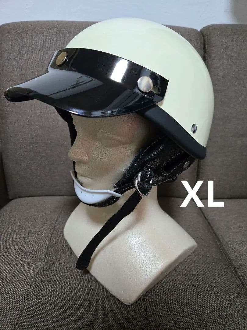 キズあり特価！ 本革 ショーティー XL ハーフヘルメット ビートル レトロ