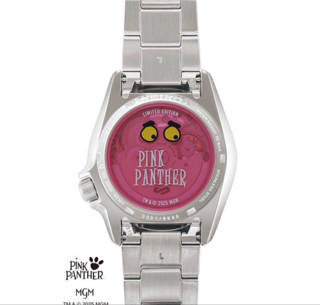 セイコー5スポーツ　ピンクパンサーSBSA321