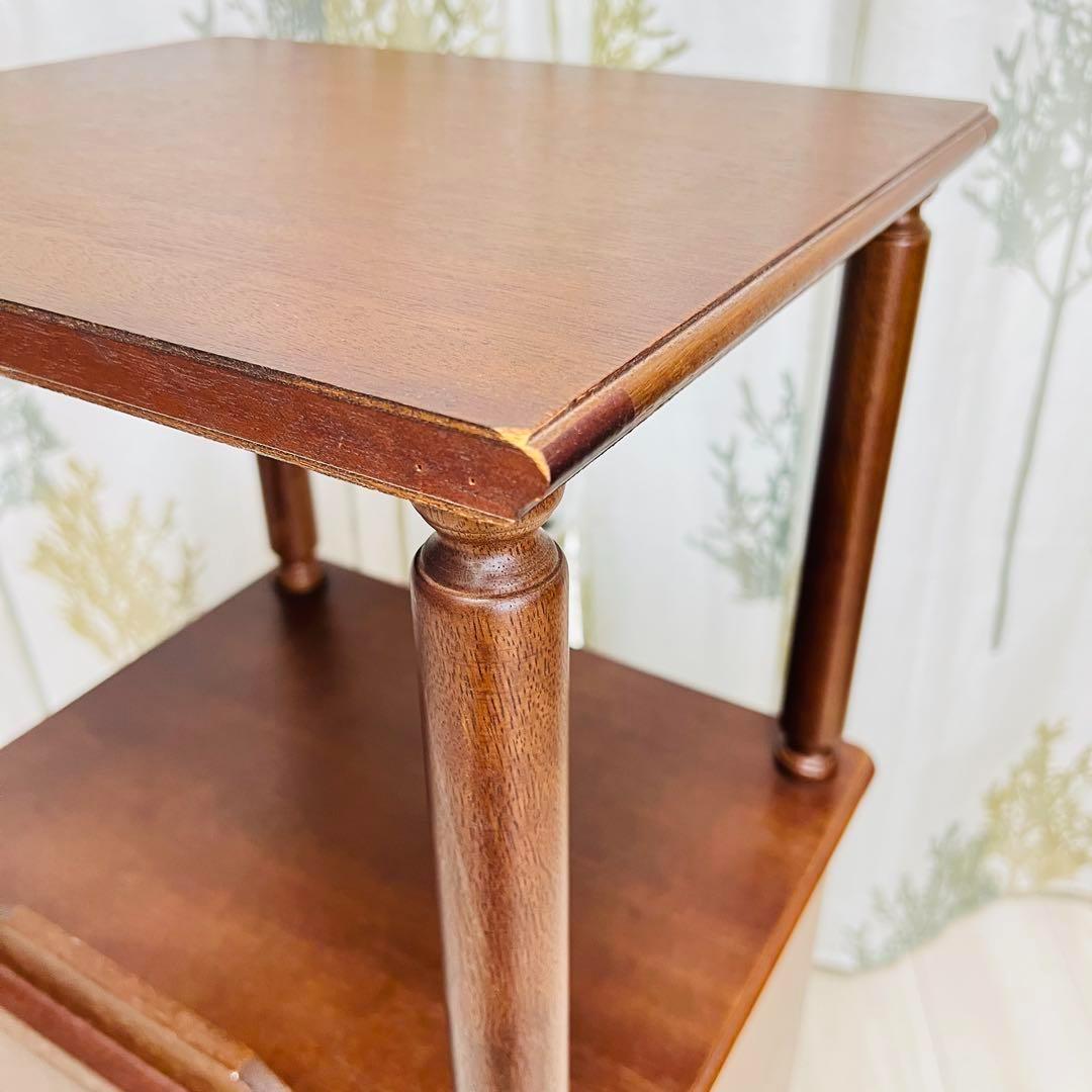 綾野製作所　アヤノクラフト　電話台　レトロ　アンティーク