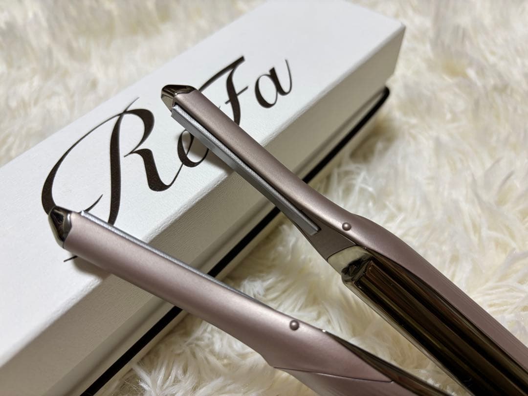 最終値下【美品&箱あり】ReFa フィンガーアイロン ST6 シャンパンゴールド